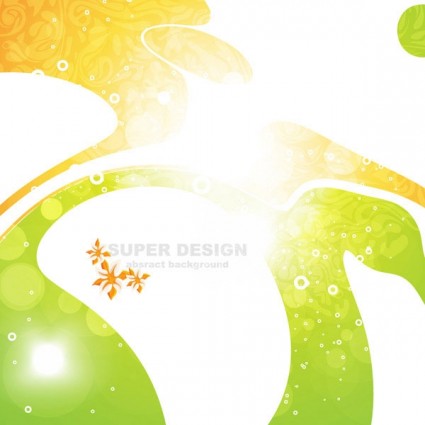Florals with abstract shapes shiny background vector 01 Florals with abstract shapes shiny background vector 01
