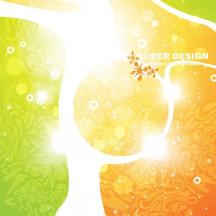 Florals with abstract shapes shiny background vector 02 Florals with abstract shapes shiny background vector 02