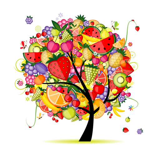 Set of Different Vegetable mix vector 05