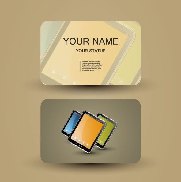 Vintage of Retro cards vector 02