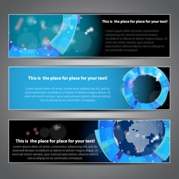 Brilliant banner  Stickers 02 vector