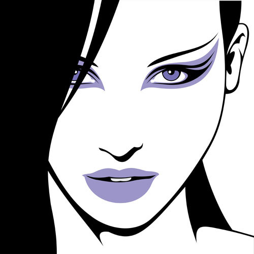 Belle Silhouette 04 vector