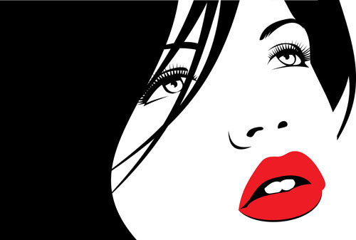 Belle Silhouette 05 vector