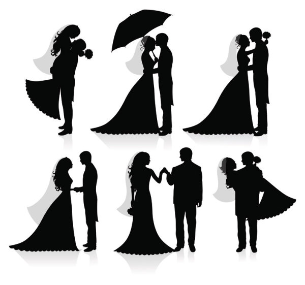 Bridal Sketch 01 vector