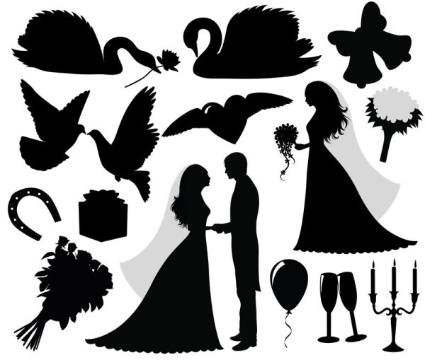 Bridal Sketch 02 vector