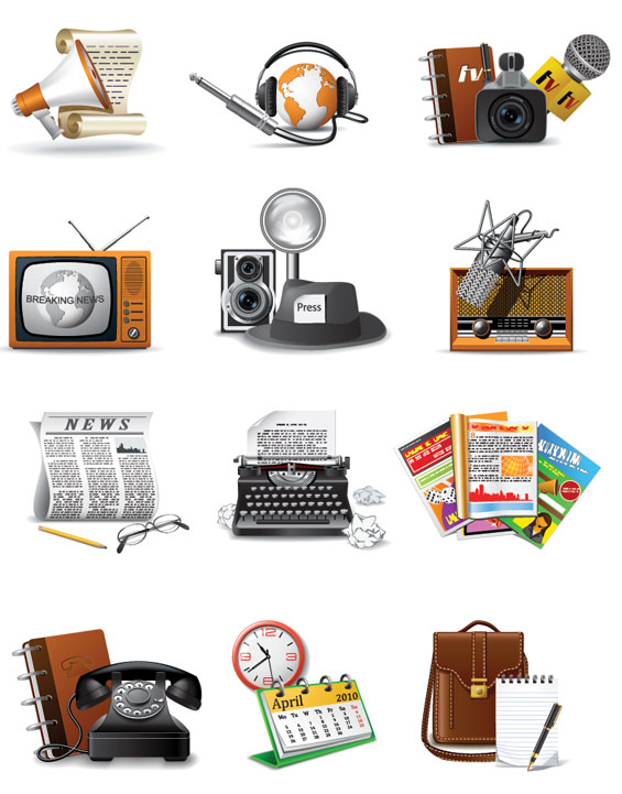 60 kind reporter Icon vector