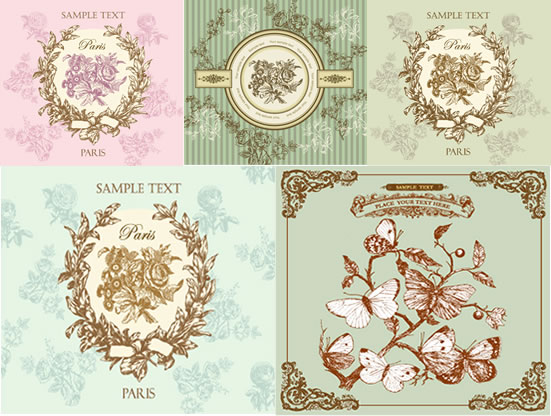 Vintage decorate Border vector