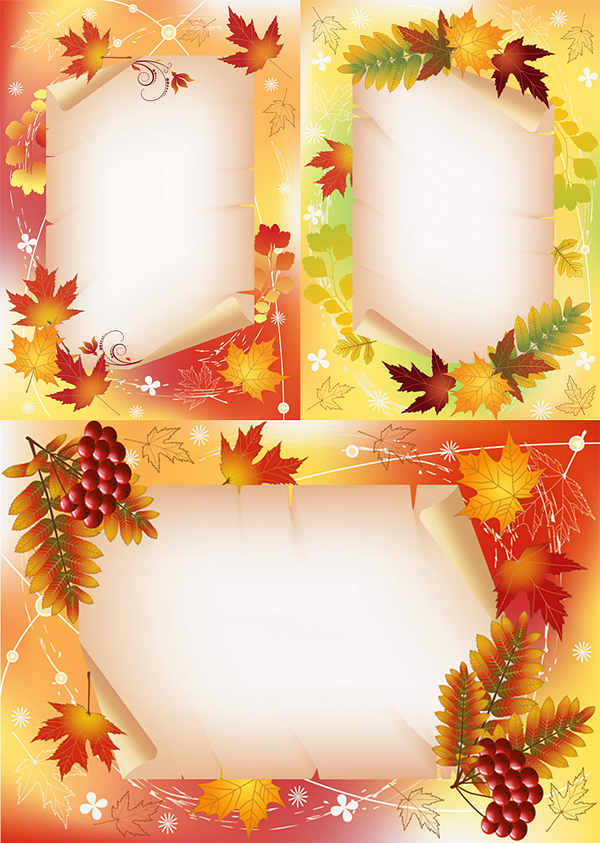 maple leaves grape frame folding angle folding fallen leaves background autumn leaves autumn 