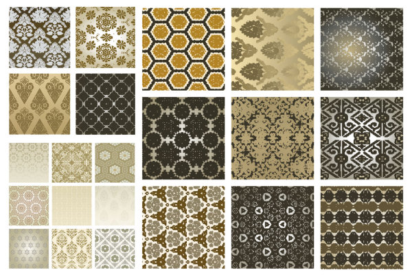 Antique decorative pattern background vector art