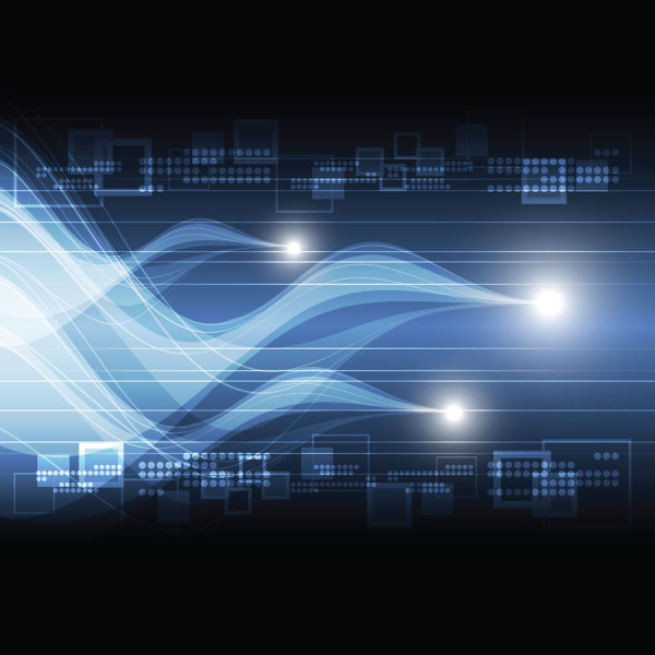 Light with dynamic lines background