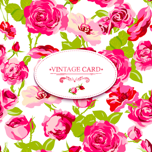 vintage roses creative cards card beautiful 