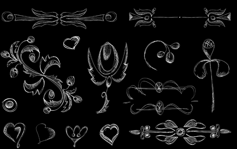 Set of Vintage Borders designs elements vector 02
