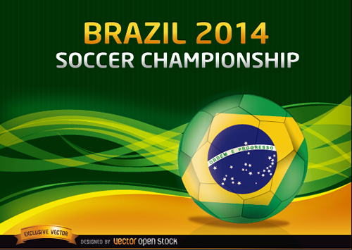 er championship background vector 03 Brazil 2014 soccer championship background vector 03