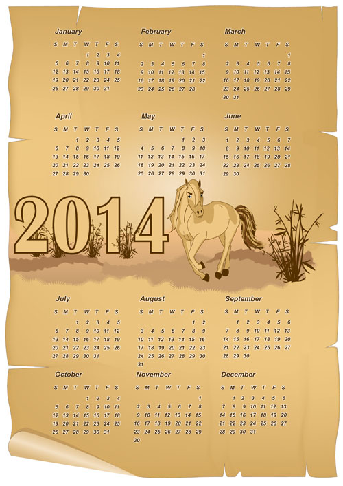 Huge collection calendar 2014 