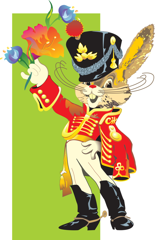 Cartoons figure vector 05
