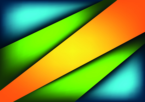 Colored layers pattern background vector 01