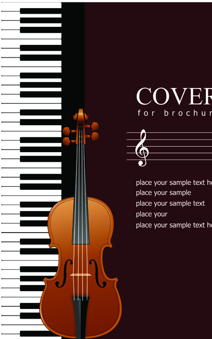 music cover brochure 