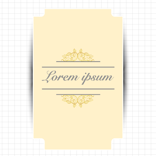 Creative greeting card for your text vector 04