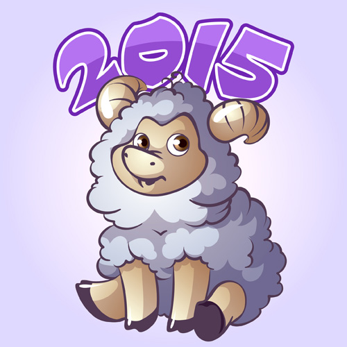 sheep cute background 2015 