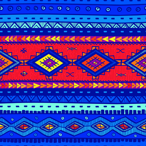vector illustration tribal seamless Patterns pattern ethnic 