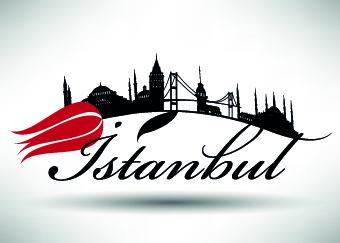 Istanbul design elements vector 02