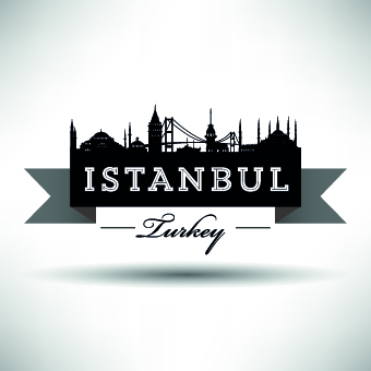 Istanbul design elements vector 05