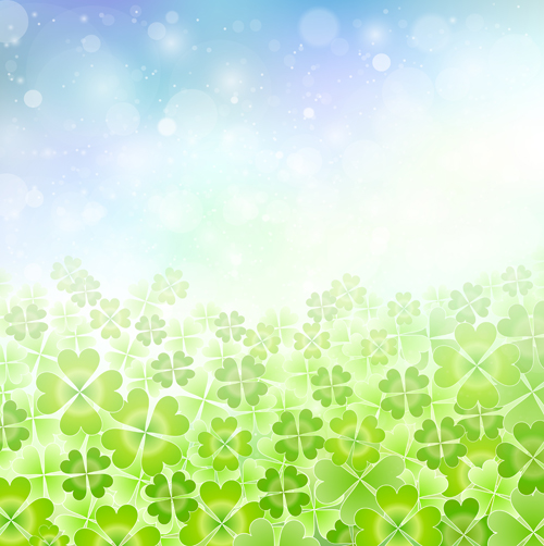 Natural green halation background art 01