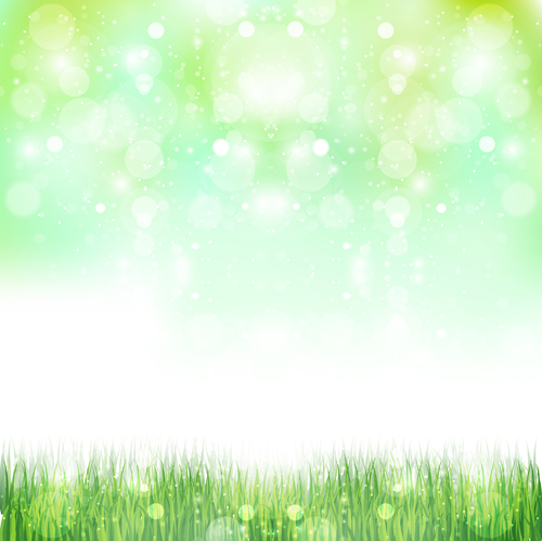 Natural green halation background art 02