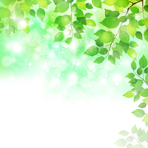 Natural green halation background art 03