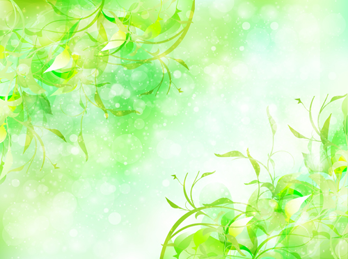 Natural green halation background art 04
