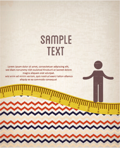 People vintage styles cover vector set 04