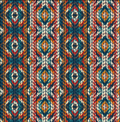 Realistic knitting textured pattern vector 05