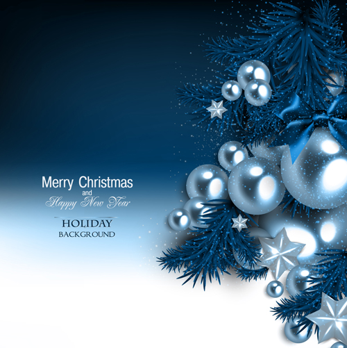 Shiny Christmas Holiday background vectors 01