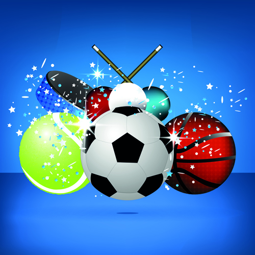 vector background sports ball background 