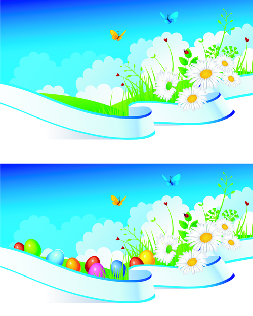 Summer blue sky banner 04