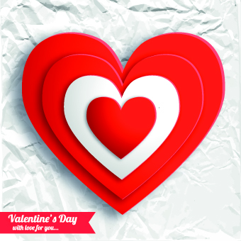 vector background valentines Valentine day valentine paper heart 