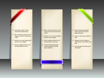 Abstract vertical banners design vector 05