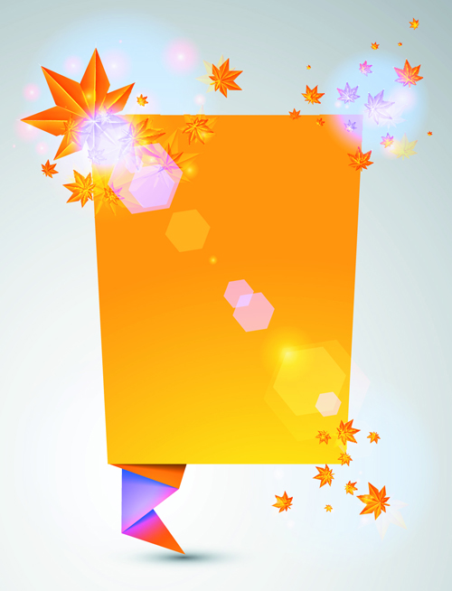 Yellow Speech Bubbles for you text vector 04