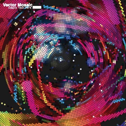 Mosaics blurs vector background material Mosaics blurs vector background material