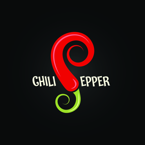 offbeat restaurant menu logo design vector 05