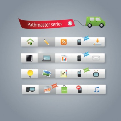 Web designers toolkit vector material 01 Web designers toolkit vector material 01