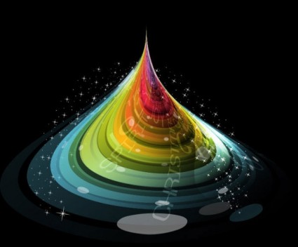 Abstract shapes with color vector Abstract shapes with color vector