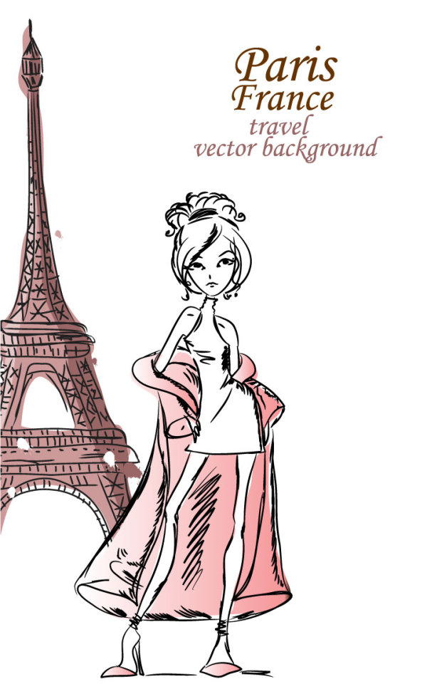 The line of draft Illustration background vector 04