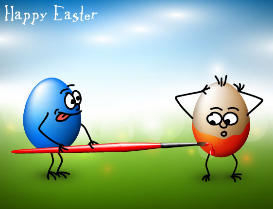 Funny Egg vector Set 01