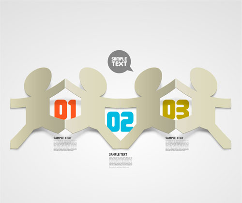 Elements of Creative Stickers labels vector 03