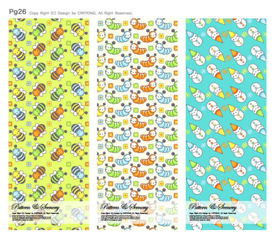 Lovely Child elements background 12 vector graphic
