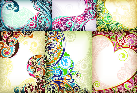National decorative pattern background
