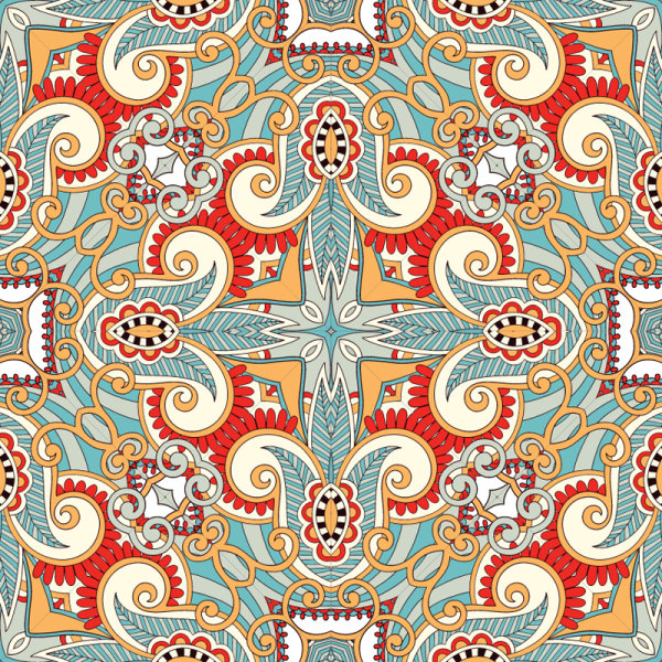 Set of Decorative pattern design vector material 03