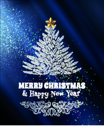 christmas tree christmas blue background background abstract 