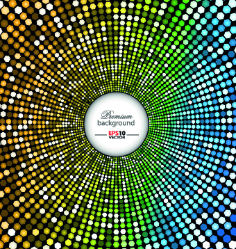 Abstract Rainbow background vector 01